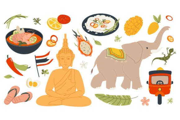 Exploring Thai Culture Elements: A Visual and Practical Resource for Creatives and Businesses