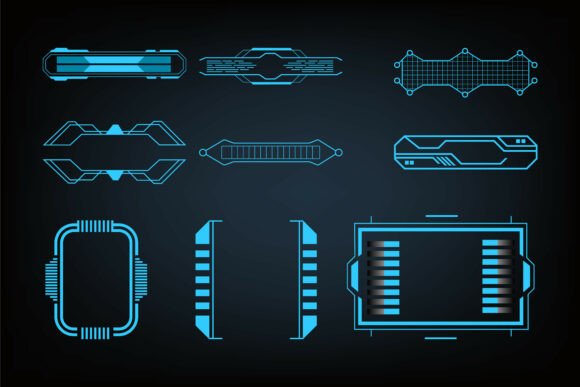 Exploring the Futuristic HUD Frames Set: A Game-Changing Design Tool for UI and Sci-Fi Interface Creation