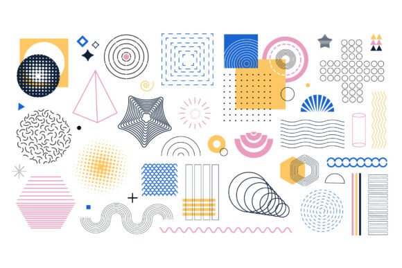 Exploring the Versatility of Geometric Shapes Elements in Modern Design