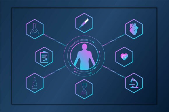 Futuristic Medical HUD Infographic: A Visual Upgrade for Modern Healthcare Communication