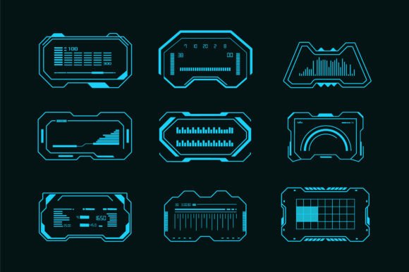 Futuristic Sci-Fi HUD Interface Pack: Designing Tomorrow’s Digital Dashboards