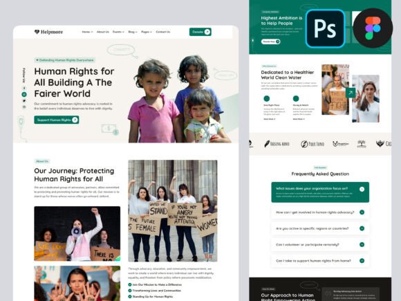 HR Advocacy Landing Page PSD Figma: A Strategic Tool for Building Professional Web Layouts