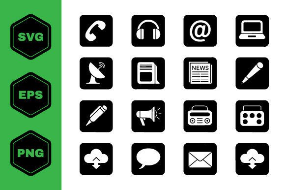 Minimal Communication Web Icons Set: The Visual Language of Modern Digital Interaction