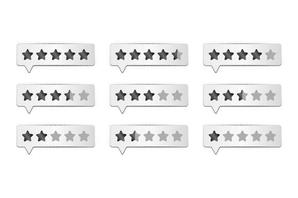 The Power of Black and White Star Ratings: A Minimalist Design Solution for Modern Digital Experiences