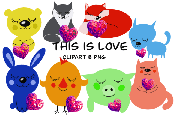 This is Love Clipart: A Practical Asset for Designers and Creators