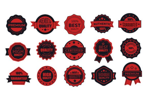 Vintage Quality Badges: A Timeless Touch for Design and Marketing Projects